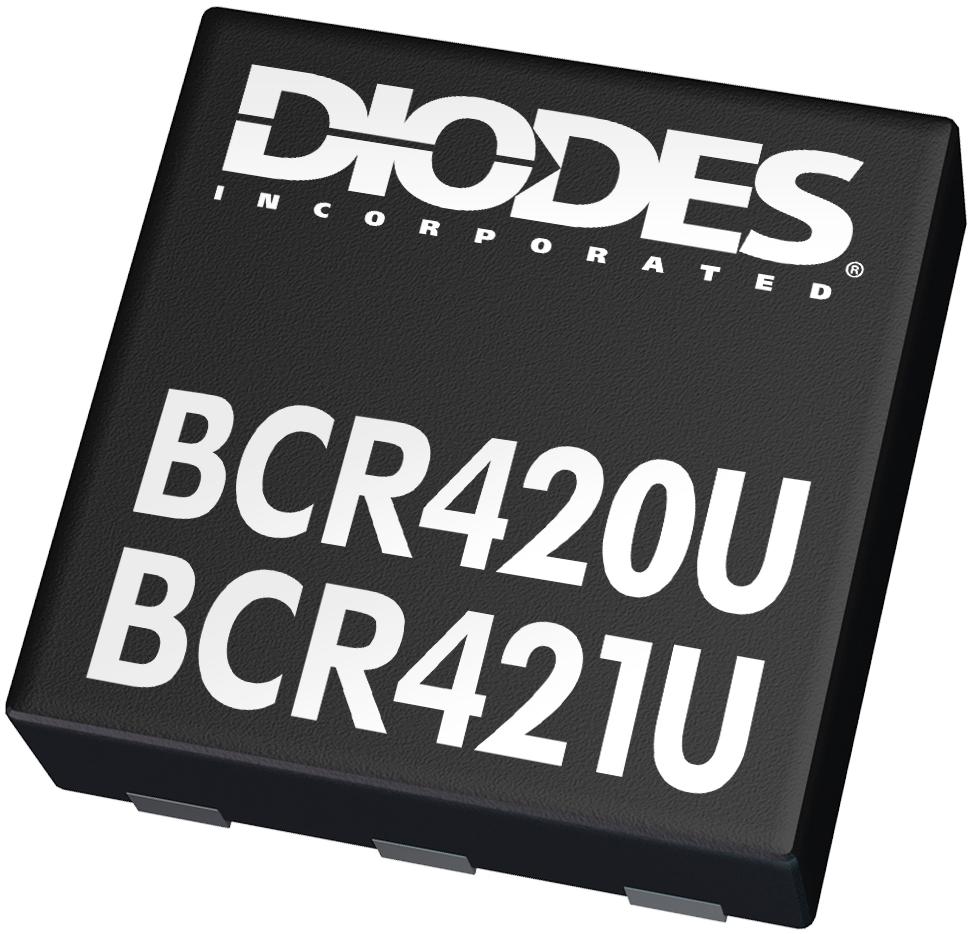 Diodes Incorporated-BCR420UFD-7 Pilote DEL Linear LED Constant Current Regulator Driver, 1700mW PD, 40 Vout