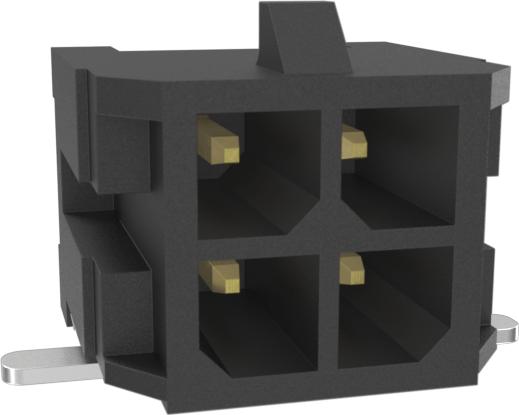 Amphenol Communications Solutions-10137924-0441LF Steckverbinderleisten und Leiterplattenbuchsen Conn Wire to Board M 4 POS 3mm Solder RA Side Entry SMD T/R