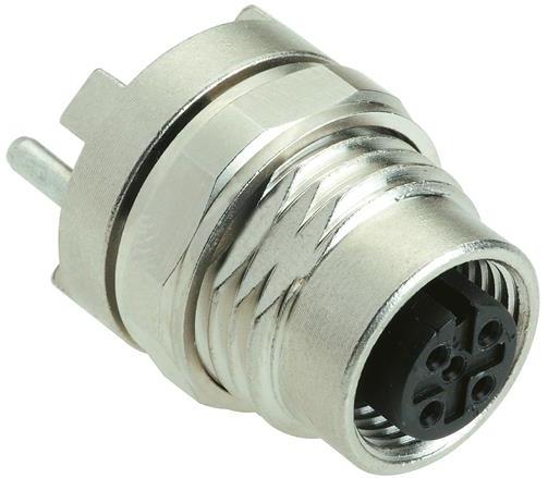 HARTING-21033216420 Steckverbinder, rund Conn M12 Circular SKT 4 POS Solder ST Thru-Hole 4 Terminal 1 Port
