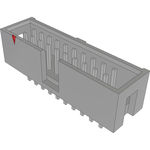 Conn Shrouded Header (4 Sides) HDR 20 POS 2.54mm Solder ST Top Entry Thru-Hole Bulk