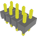 Conn Unshrouded Header HDR 8 POS 2.54mm Solder ST Top Entry Thru-Hole Bulk