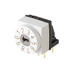 Switch DIP N.O./N.C. SP10T 10 Recessed Slotted 0.15A 42VDC PC Pins 2.54mm Thru-Hole Tube