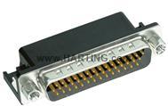 HARTING-09563625812 Steckverbinder, D-Sub Conn D-Sub M 44 POS 1.14mm Solder RA Thru-Hole 44 Terminal 1 Port