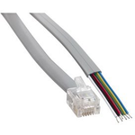 Cable Assembly Patch Cable 0.609m RJ-12 6 POS M Crimp