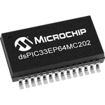 MCU 16-bit dsPIC RISC 64KB Flash 3.3V Automotive AEC-Q100 28-Pin SSOP T/R