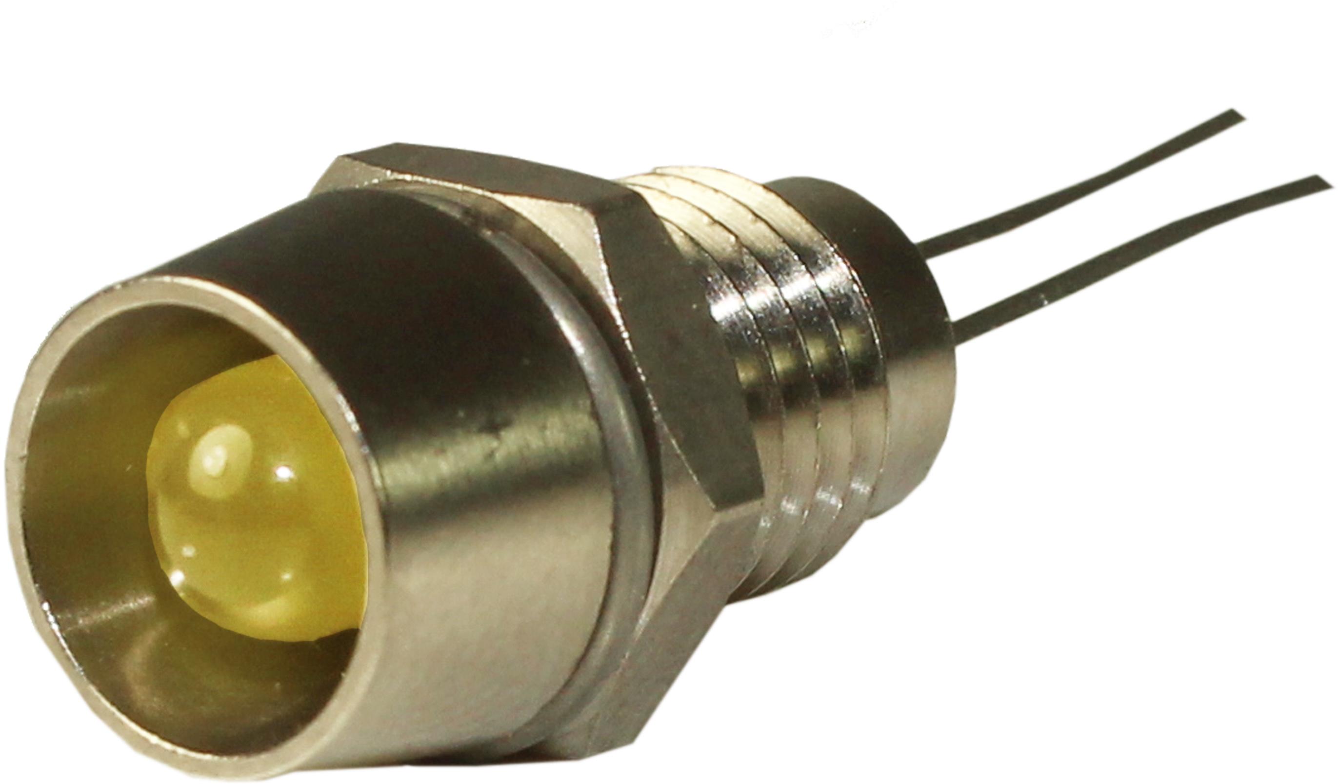 CamdenBoss Ltd-IND513113-LED-YL Panel Mount Indicators LED Panel Mount Indicator 2-Pin