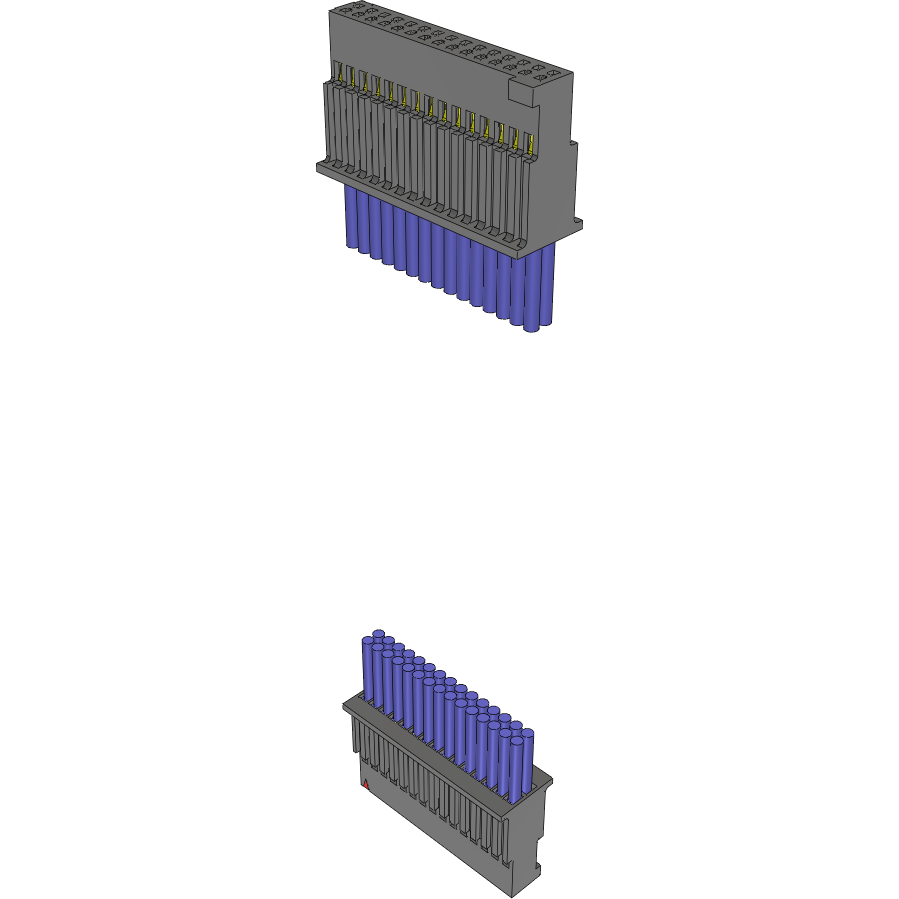 Samtec-SFSD-15-28C-G-06.00-D-NDX Andere Kabelbaugruppen Cable Assembly Discrete Wire 0.152m 28AWG Socket Strip to Socket Strip 30 to 30 POS SKT-SKT Crimp-Crimp TIGER EYE™ Layer