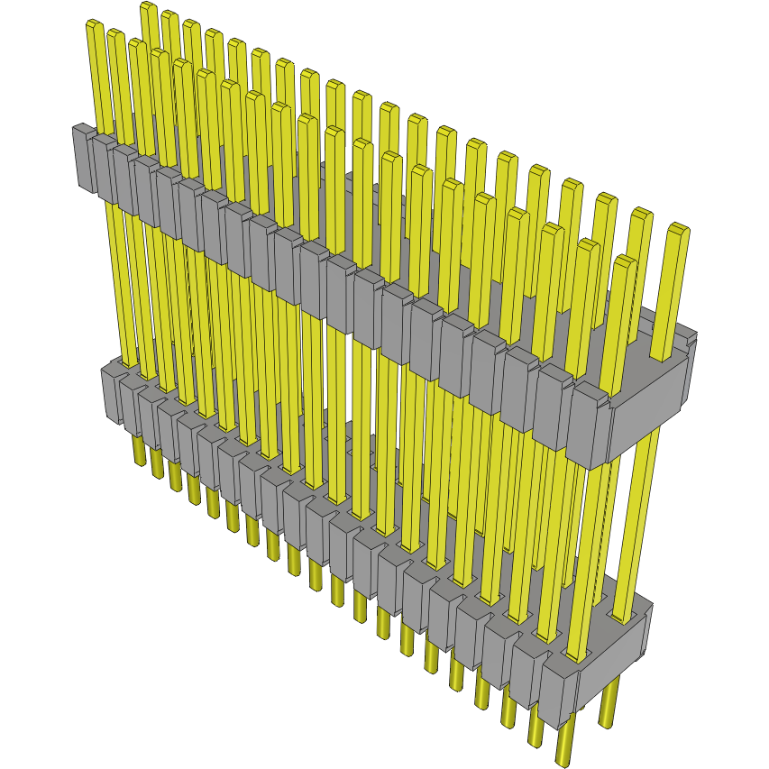 Samtec-HDWM-20-60-S-D-547 Steckverbinderleisten und Leiterplattenbuchsen Conn Board Stacker HDR 40 POS 1.27mm Solder ST Thru-Hole Tube