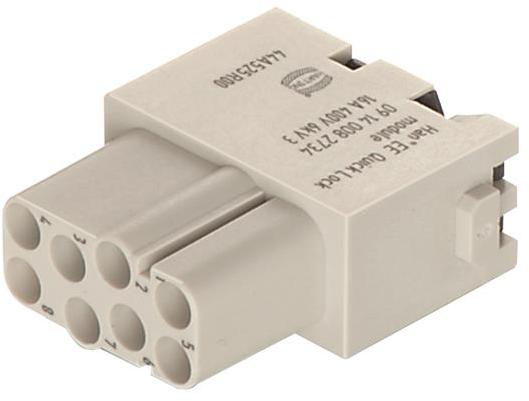 HARTING-09140082734 Steckverbinder, rechteckig Conn Rectangular F 8 POS Crimp ST Cable Mount