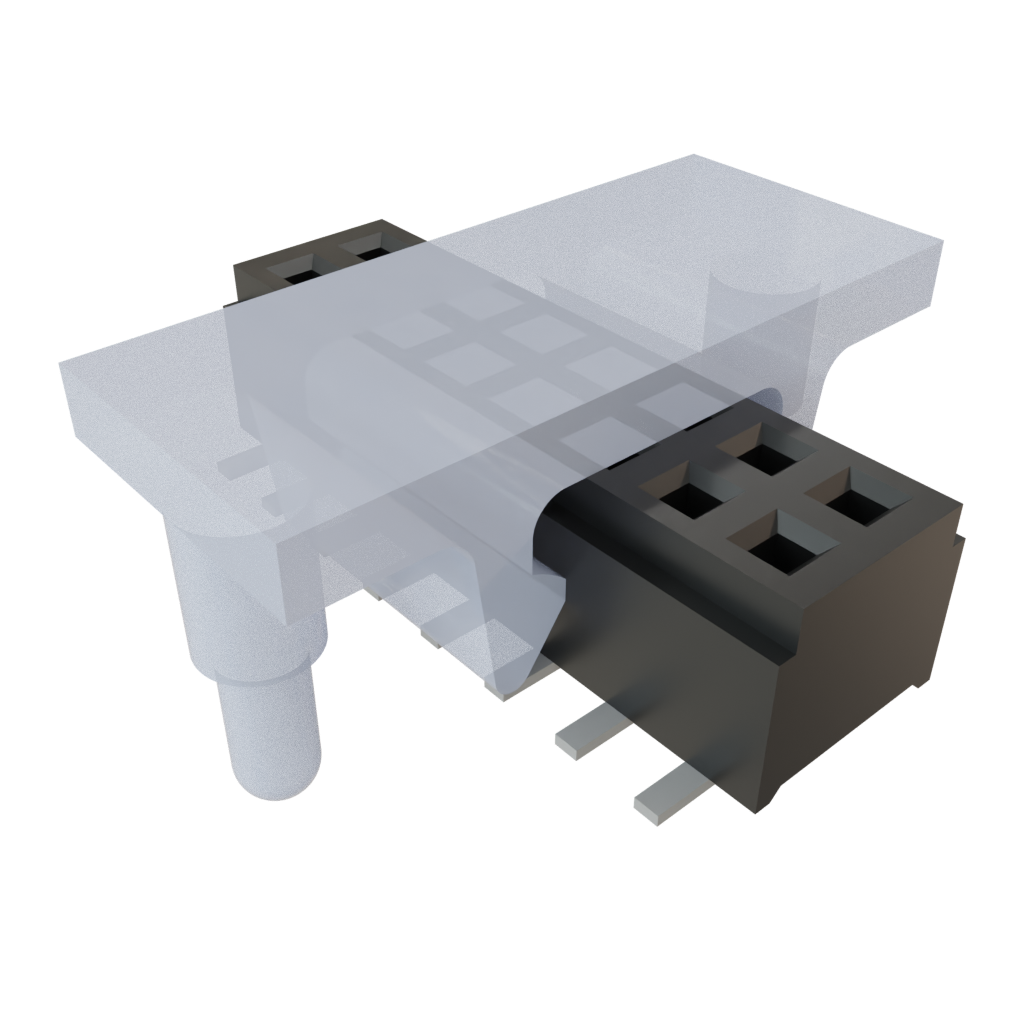 Samtec-CLM-108-02-L-D-PA Connector Headers and PCB Receptacles Conn Micro Socket Strip SKT 16 POS 1mm Solder ST Top Entry SMD Tray