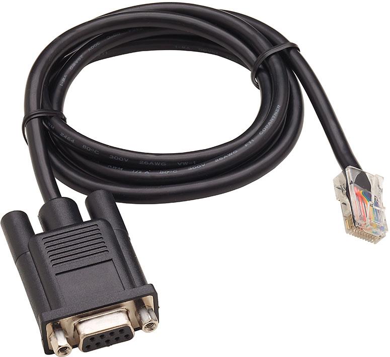 Digi International-76000201 Andere Kabelbaugruppen Cable Assembly Adapter 0.101m D-Sub to RJ-45 9 to 8 POS F-M