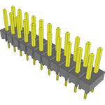 Conn Unshrouded Header HDR 22 POS 2.54mm Solder ST Top Entry Thru-Hole Bulk