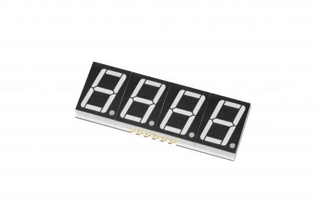 Everlight Electronics-EADSF056RA1 Display LED segmentati Displays Panel 4DIGIT 32LED Brilliant Red CC 12-Pin DIP SMD Module T/R