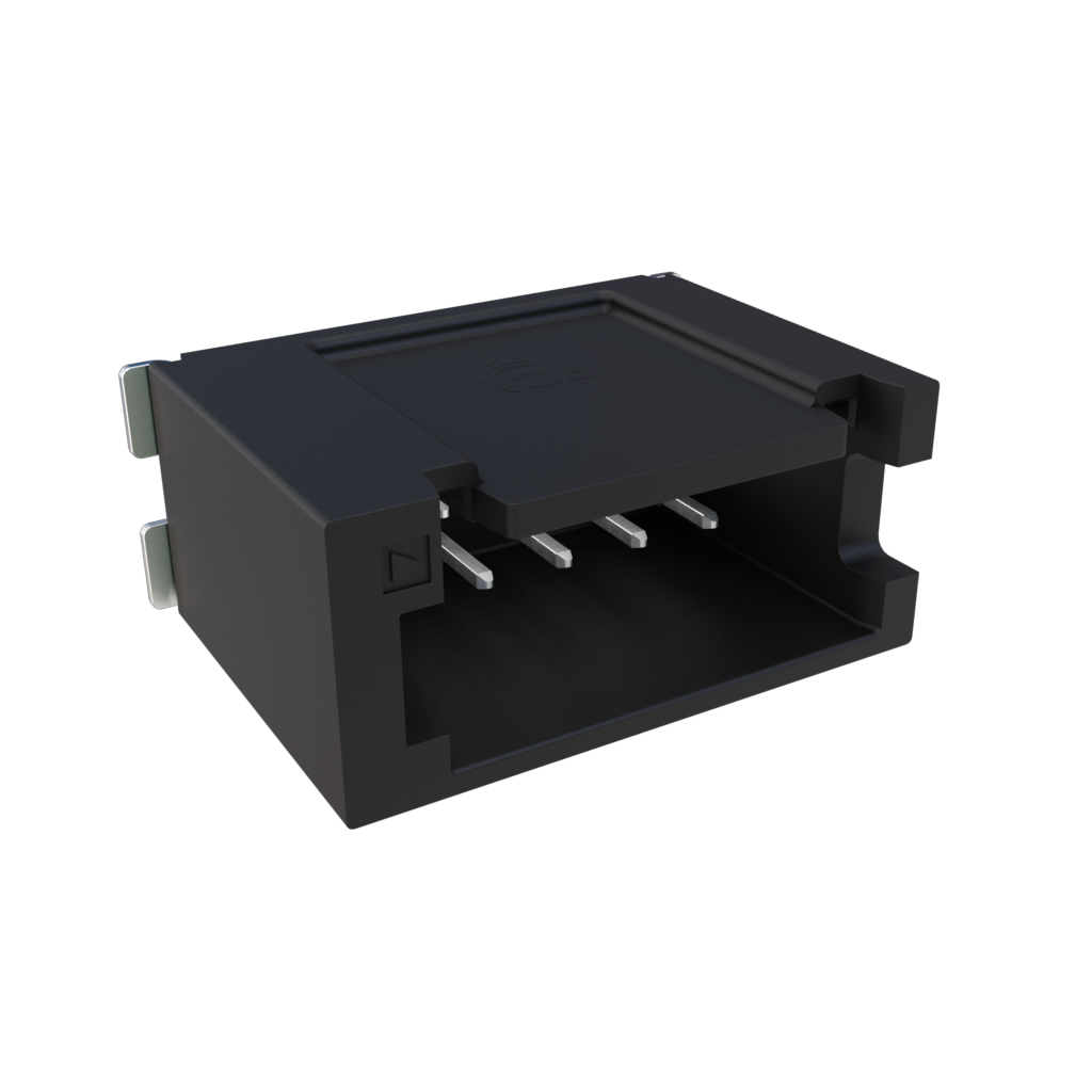 Amphenol Communications Solutions-10143535-308KLF Steckverbinderleisten und Leiterplattenbuchsen Minitek MicroSpace™ 1.27mm Crimp-to-Wire Connector Platform, Wire to Board Connector, Vertical, Header, surface mount, 8 Position