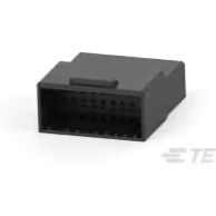TE Connectivity-1-1318115-9 Einzeladersteckverbinder, Gehäuse Conn Housing M 20 POS 2.5mm Crimp ST Cable Mount Black Bag