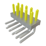 Conn Unshrouded Header HDR 10 POS 2mm Solder RA Side Entry Thru-Hole Bulk