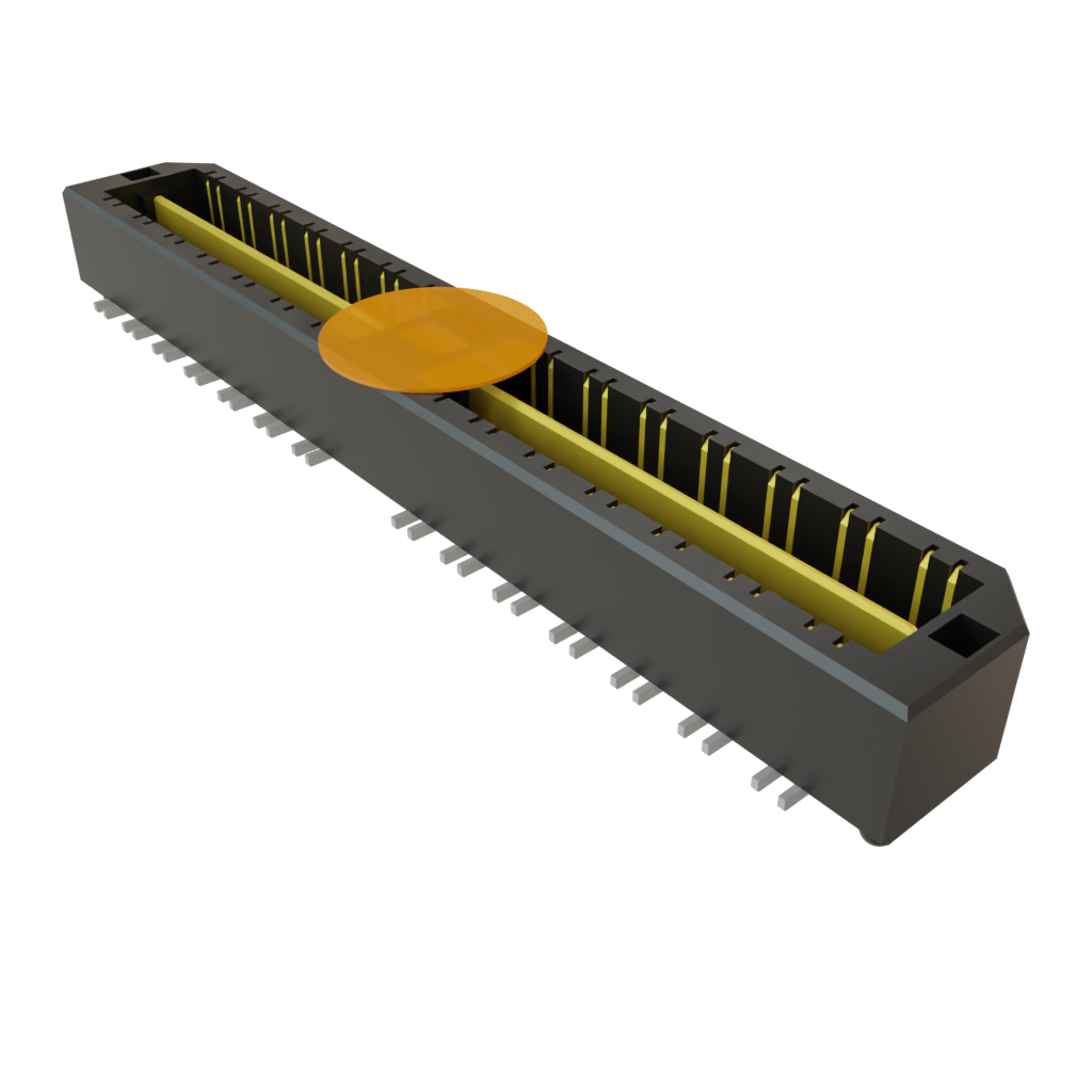 Samtec-QTE-028-01-L-D-DP-A-K Steckverbinderleisten und Leiterplattenbuchsen Conn High Speed Micro Plane HDR 56 POS 0.8mm Solder ST Top Entry SMD Tray