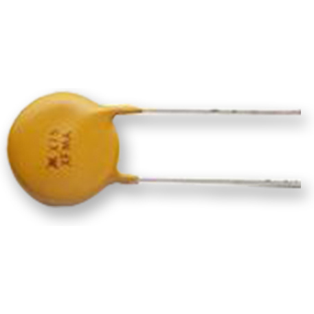 Littelfuse-RF2672-000 Fusible reprogramable PTC PTC Resettable Fuse 0.75A(hold) 1.5A(trip) 72V 40A 0.92W 6.3s 0.25Ohm Radial 10.4 X 3mm Bag