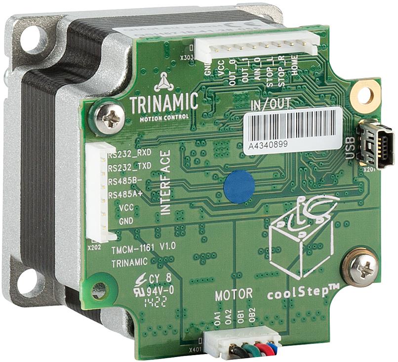Analog Devices-PD57-1-1161 Motores de pasos Stepper Motors Hybrid Bipolar Square 24V 2.8A 0.7Ohm 120g.cm² 0.55 1.8° 1Shaft