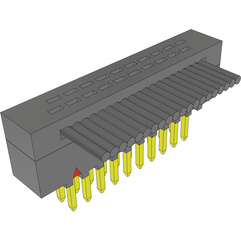 Samtec-FFMD-10-S-20.00-01 Flachband Kabelbaugruppen Cable Assembly Flat Ribbon 0.5m 30AWG IDC Connector 20 POS M IDT Bulk