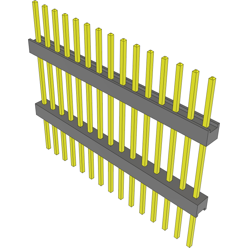 Samtec-EW-15-13-G-S-625 Steckverbinderleisten und Leiterplattenbuchsen Conn Board Stacker HDR 15 POS 2.54mm Solder ST Top Entry Thru-Hole Bulk