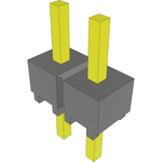 Conn Unshrouded Header HDR 2 POS 2.54mm Solder ST Top Entry Thru-Hole Bulk