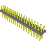 Conn Unshrouded Header HDR 36 POS 2mm Solder ST Top Entry Thru-Hole Bulk