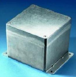 Bud Industries-AN-2822-AB Cajas, compartimentos y anaqueles Smooth Black Die Cast Aluminum Bracket Mount Enclosure