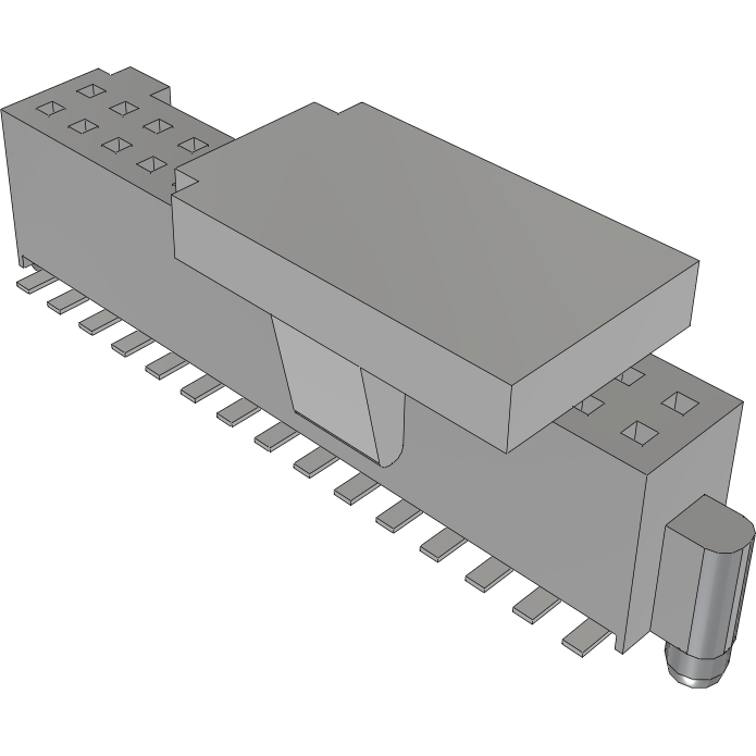 Samtec-SFML-115-T2-S-D-A-P Cabezales del conector y receptáculos PCB Conn Socket Strip SKT 30 POS 1.27mm Solder ST SMD TIGER EYE™ Tube