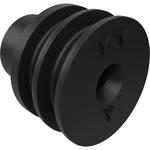 Connector Accessories Blind Cavity Plug Straight Silicone Elastomer Black CMC Carton