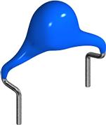 TDK-CD45-B2GA221K-NKA Capacitor Ceramic Single Layer Cap Ceramic Single Suppression X1/Y1 220pF 400VAC/440VAC B 10% (6.5 X 6mm) Radial Disc 10mm 125°C Bulk