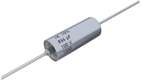 KEMET Corporation-M39003/01-2356C4252 Kondensator, Tantal, fest Cap Tant Solid 1uF 50V 10%( 3.43 X 7.26mm) Axial (1%FR) 8 Ohm 125°C Box/Bulk