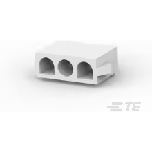 TE Connectivity-641966-1 Steckverbinderleisten und Leiterplattenbuchsen Conn Wire to Board HDR 3Power POS 6.35mm Solder ST Top Entry Thru-Hole Bag