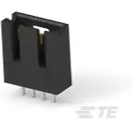 TE Connectivity-103414-2 Steckverbinderleisten und Leiterplattenbuchsen Conn Shrouded Header HDR 4 POS 2.54mm Solder ST Thru-Hole Tube