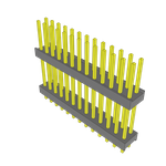 Conn Board Stacker HDR 26 POS 2.54mm Solder ST Top Entry Thru-Hole Bulk