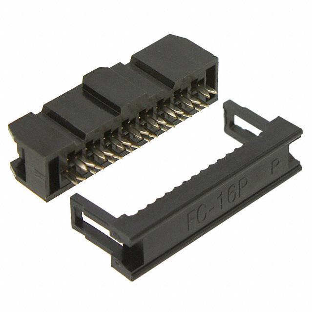 CnC Tech, LLC-3030-16-0101-00 Cabezales del conector y receptáculos PCB Conn IDC Connector SKT 16 POS 2.54mm IDT RA Cable Mount