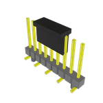 Conn Unshrouded Header HDR 9 POS 2.54mm Solder ST Top Entry SMD T/R