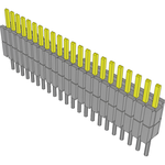 Conn Board Stacker HDR 22 POS 1.27mm Solder ST Thru-Hole Tube