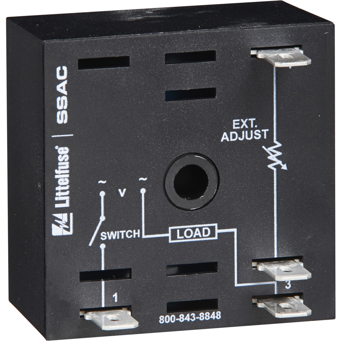Littelfuse-PHS120A20 Relevadores Otros Electromechanical Relay 120VAC 20A (50.8x38.4x50.8)mm SMD Protective Relay