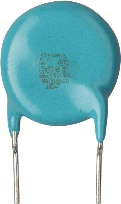 Murata Manufacturing-DE1E3RA472MJ4BH01F Kondensator, keramisch, einlagig Cap Ceramic Suppression X1/Y1 0.0047uF 400VAC/440VAC E 20%( 12 X 5mm) Radial Disc 10mm 125°C Bag