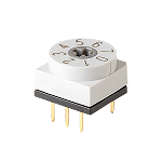 Switch DIP N.O./N.C. SP8T 8 Numbered Dial 0.15A 42VDC PC Pins 2.54mm Thru-Hole Tube