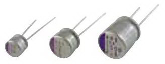 Panasonic-20SEP100M Condensatore in alluminio polimerico Cap Aluminum Polymer 100uF 20VDC 20%( 8 X 12mm) Radial 3.5mm 0.024 Ohm 3.32A 3000h 105°C Bag