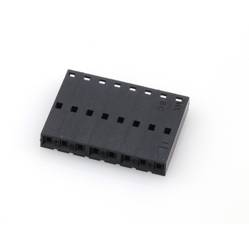 Molex-50579008 Connector Discrete Wire Housing Conn Housing F 8 POS 2.54mm Crimp ST Cable Mount Black SL™ Bag