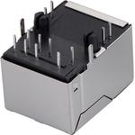 Conn RJ-45 F 8 POS 1.27mm Solder RA Thru-Hole 14 Terminal 1 Port Tray