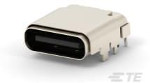 TE Connectivity-2338792-1 Connector USB Conn USB 3.1 Type C RCP 24 POS Solder RA SMD 24 Terminal 1 Port T/R
