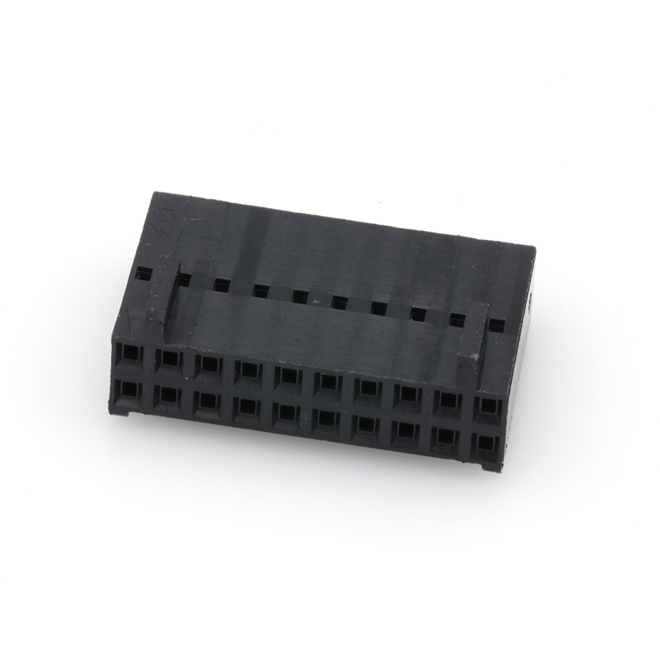 Molex-0022566207 Gaine de câblage de raccordement discret Conn Housing RCP 20 POS 2.54mm Crimp ST Cable Mount Black SL™ Bag