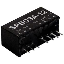 MEAN WELL-SPB03C-05 DC to DC Converter and Switching Regulator Module Module DC-DC 1-OUT 5V 0.6A 3W 7-Pin SIP