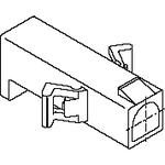 Conn Housing PL 1 POS Crimp ST Cable Mount Natural Bag