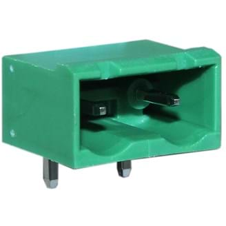 CamdenBoss Ltd-CTBP9558/2 Steckverbinderleisten und Leiterplattenbuchsen Conn Shrouded Header (4 Sides) M 2 POS 7.62mm Solder RA Side Entry Thru-Hole