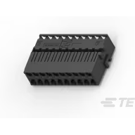 TE Connectivity-2098634-2 Connector Discrete Wire Housing Conn Housing F 20 POS 2.54mm Crimp ST Cable Mount Black Package